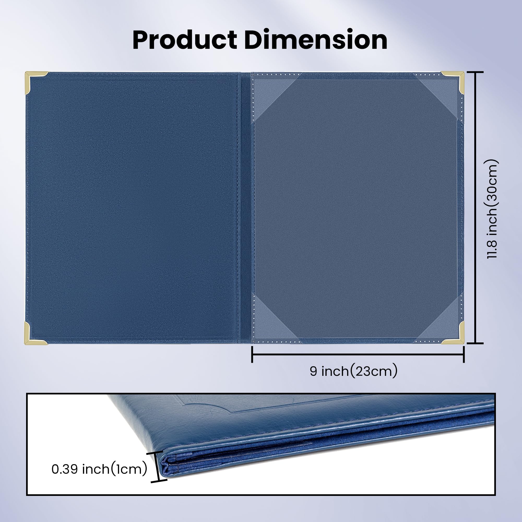 US Citizenship Certificate & Passport Holder | US Citizenship Gift Ideas | New US Citizen Gift | Naturalization Certificate Holder and RFID Passport holder w/ 3D Metal Emblem